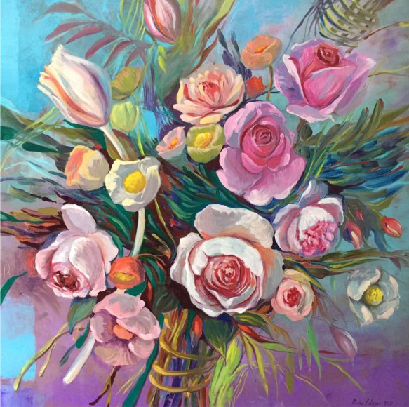 Marine Zuloyan, Paintings - Flowers, SPRING