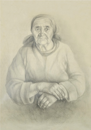 Marine Zuloyan, Portraits, GRANDMOTHER GHALAM