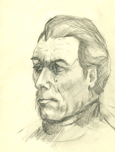 Marine Zuloyan, Drawings, SKETCH, FATHER