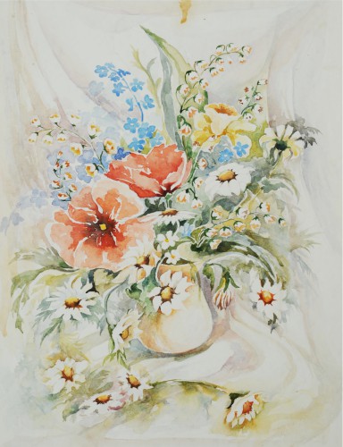 Mariné Zuloyan, Aquarelles, NATURE MORTE