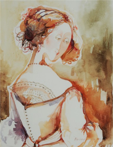Mariné Zuloyan, Aquarelles, AMBRÉ