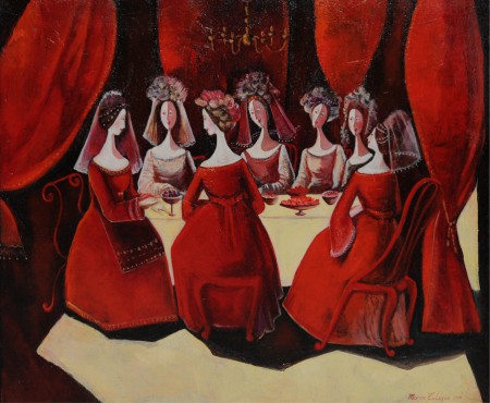 Mariné Zuloyan, Peintures - Les Femmes, FÊTE