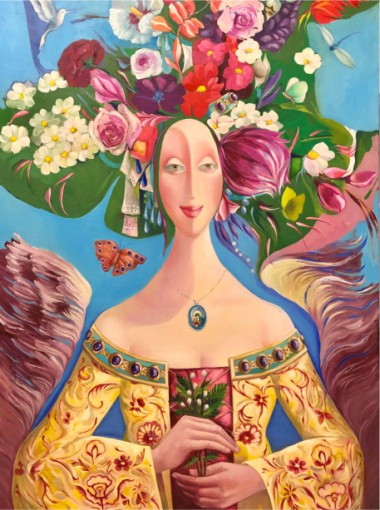 Marine Zuloyan, Paintings - Women, MESSENGER