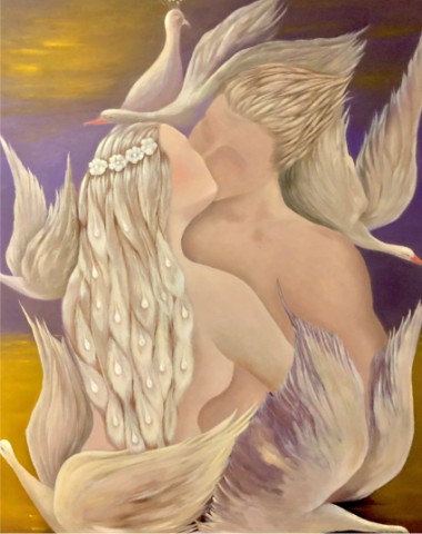 Marine Zuloyan, Paintings - Women, HEAVEN